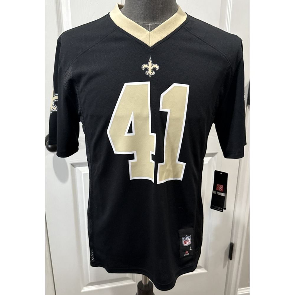 NFL New Orleans Saints Black Jersey #41 Kamara Youth Large 14-16 / New With Tags